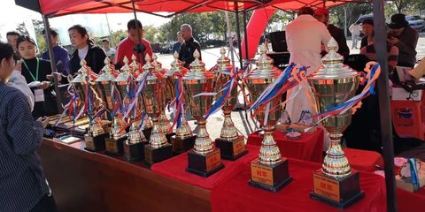 南宁市2019年“飞越大明山”户外运动大会鸣笛开幕